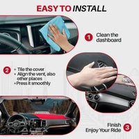Apex Custom Fit Dashboard Mat Cover For Sedan, Hatchback, , MPV, Truck, SUV