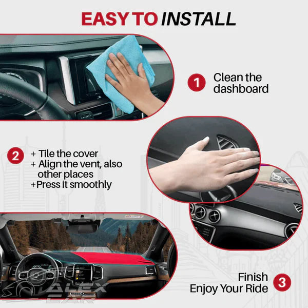 Apex Custom Fit Dashboard Mat Cover For Sedan, Hatchback, , MPV, Truck, SUV